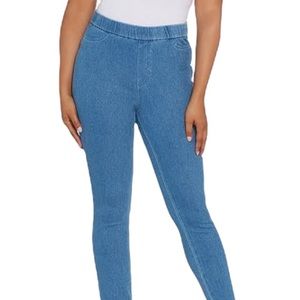 Isaac Mizrahi Live! Petite Denim Straight Leg Size 6p Women’s